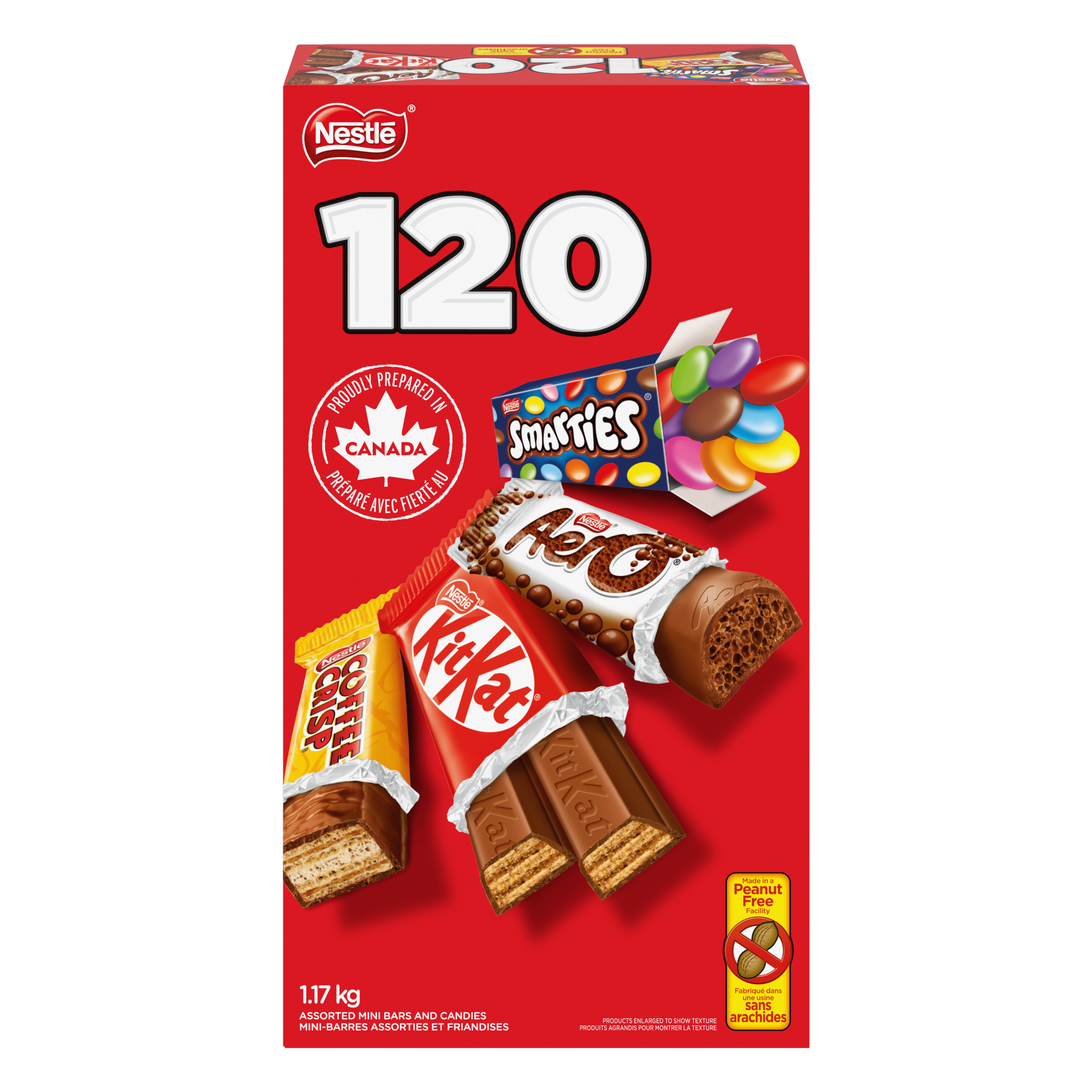 Mini-barres assorties NESTLÉ, emballage de 120