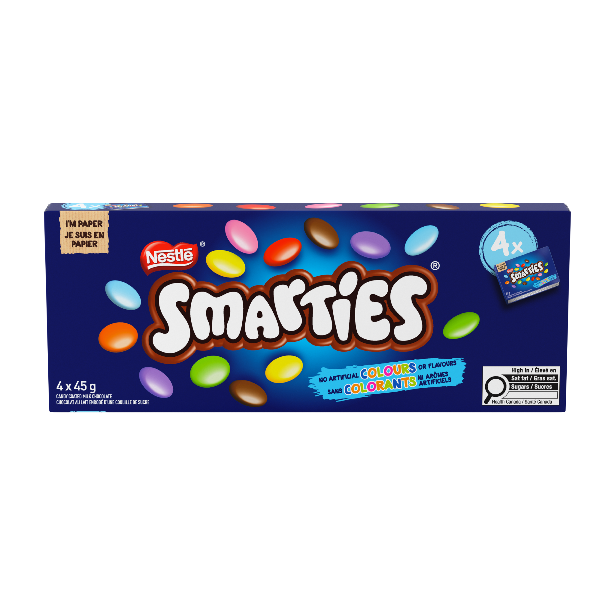 SMARTIES Friandises emballages multiples de 4 x 45 g