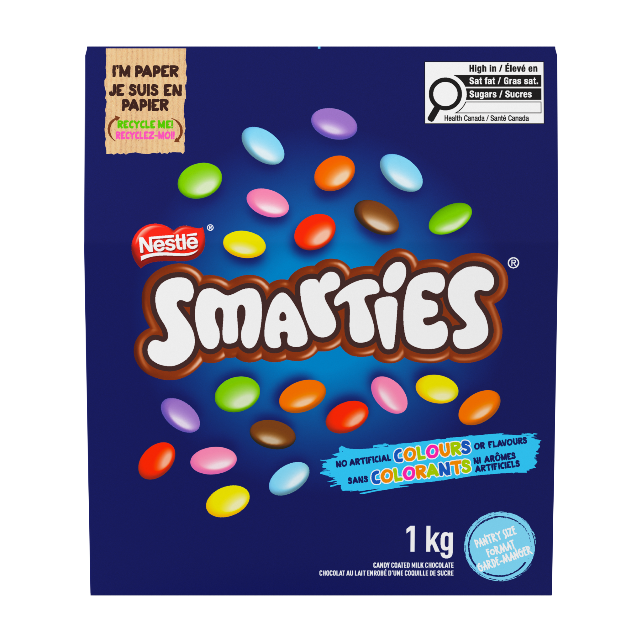 SMARTIES Chocolat au lait et coquille de sucre 1 kg