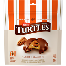 TURTLES Caramel, pacanes et chocolat au lait