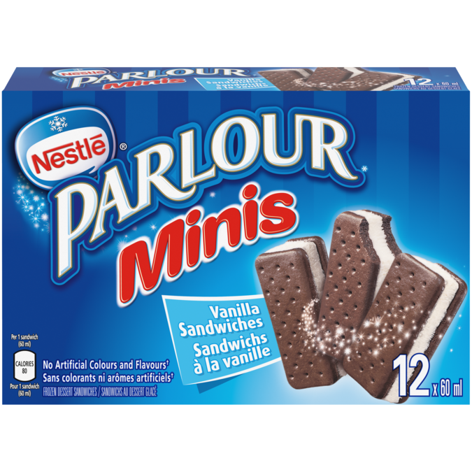 PARLOUR Minis Vanilla Sandwiches 12 x 60 ml