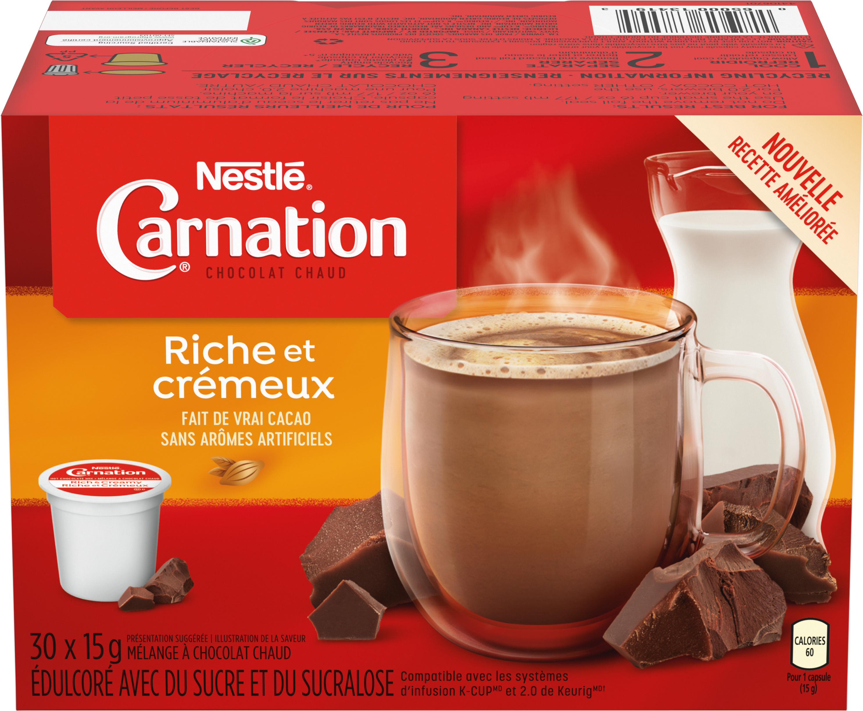 NESTLÉ CARNATION Rich and Creamy Hot Chocolate for Keurig, 30-Pack