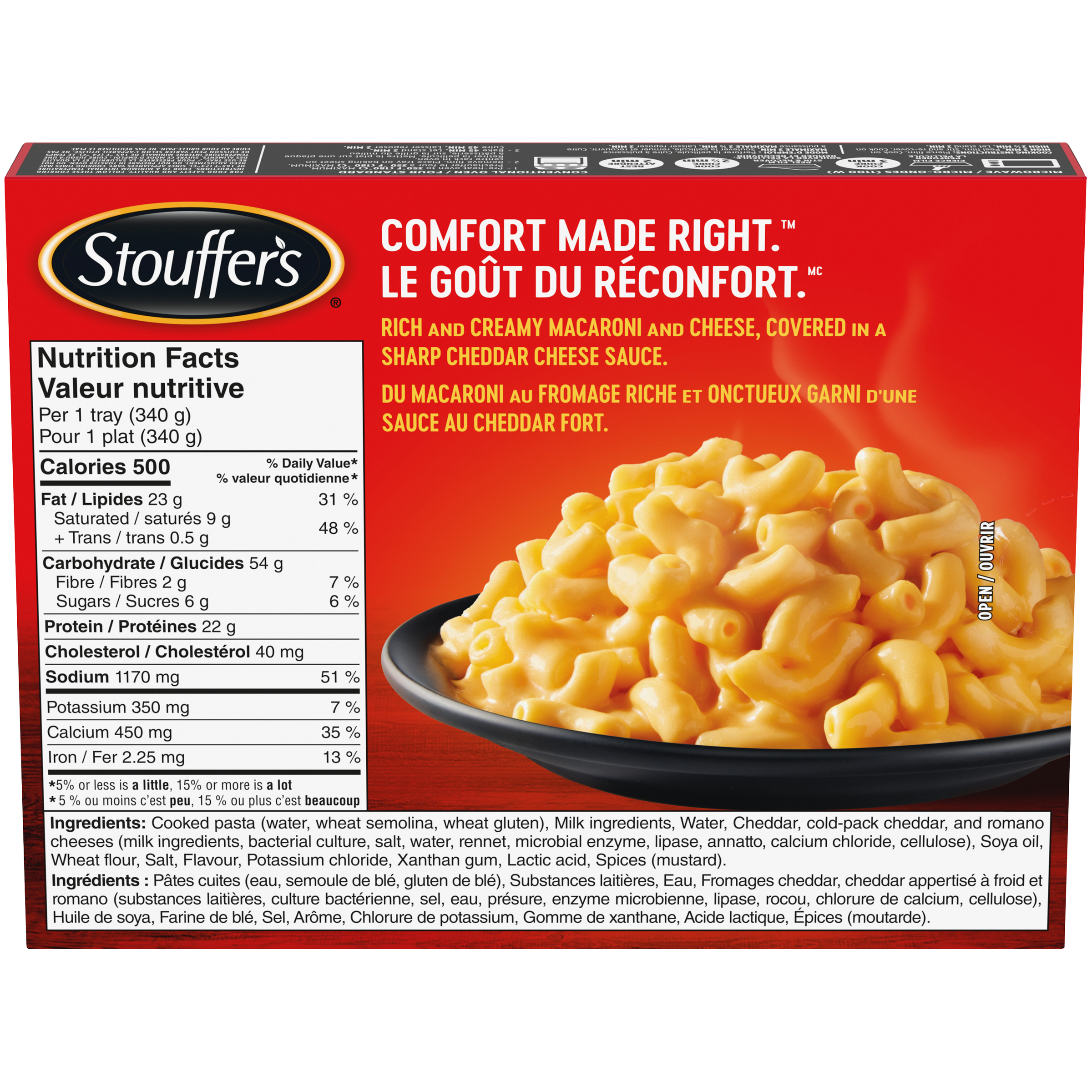STOUFFER'S Macaroni and Cheese back