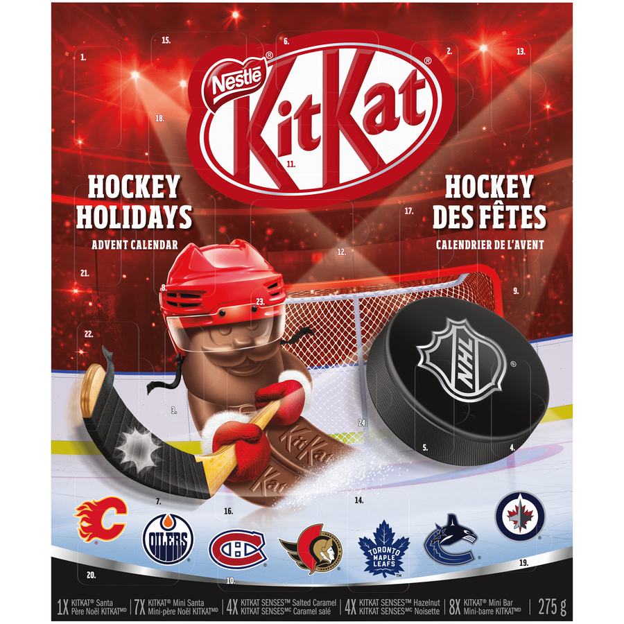 Calendrier de l'avent KITKAT Hockey des fêtes de la LNH