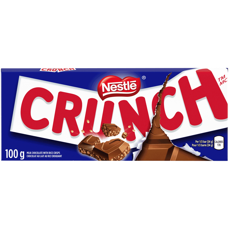 CRUNCH Chocolate Bar, 100 g