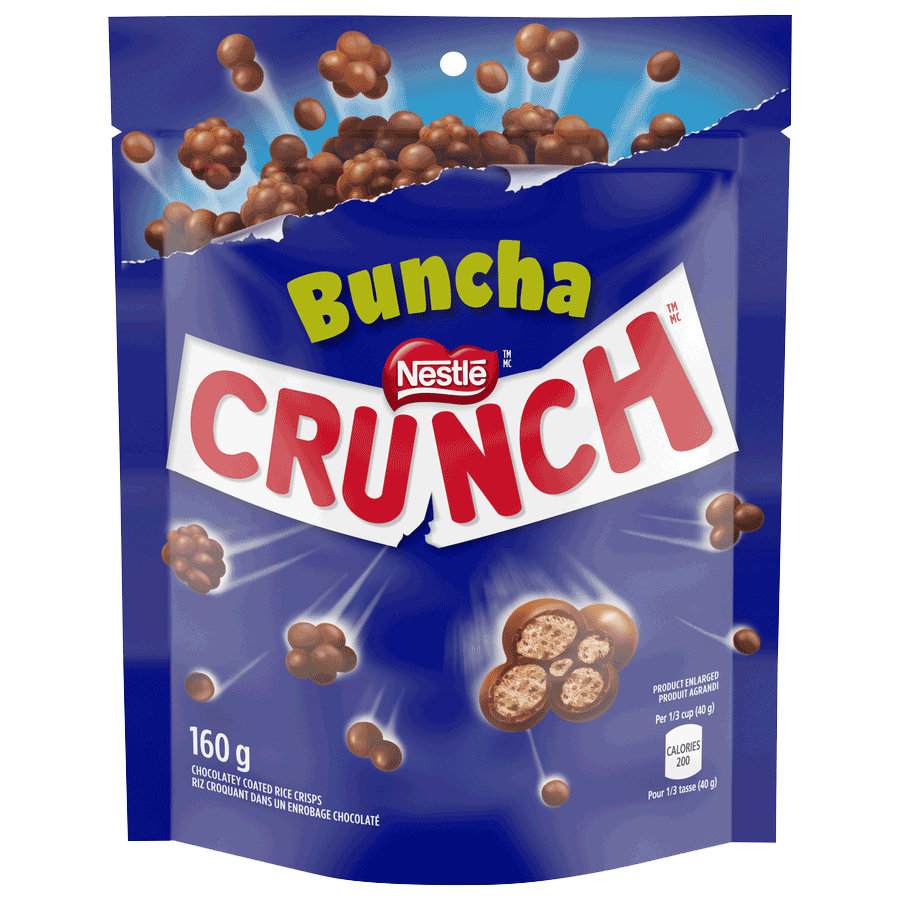 CRUNCH Buncha CRUNCH Pouch AB ONLY 160 g