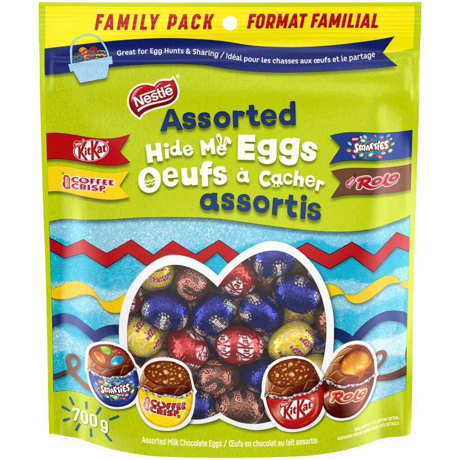 Easter Chocolate Assorted Hide-Me Eggs