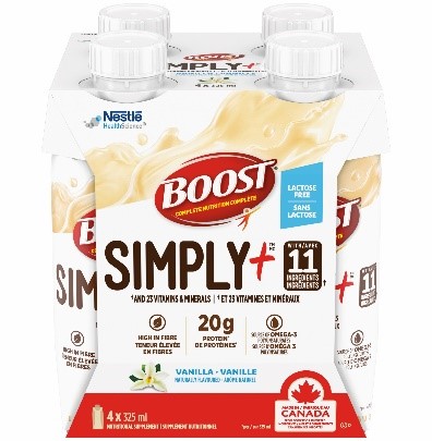 Boost Simply + Vanilla Packaging