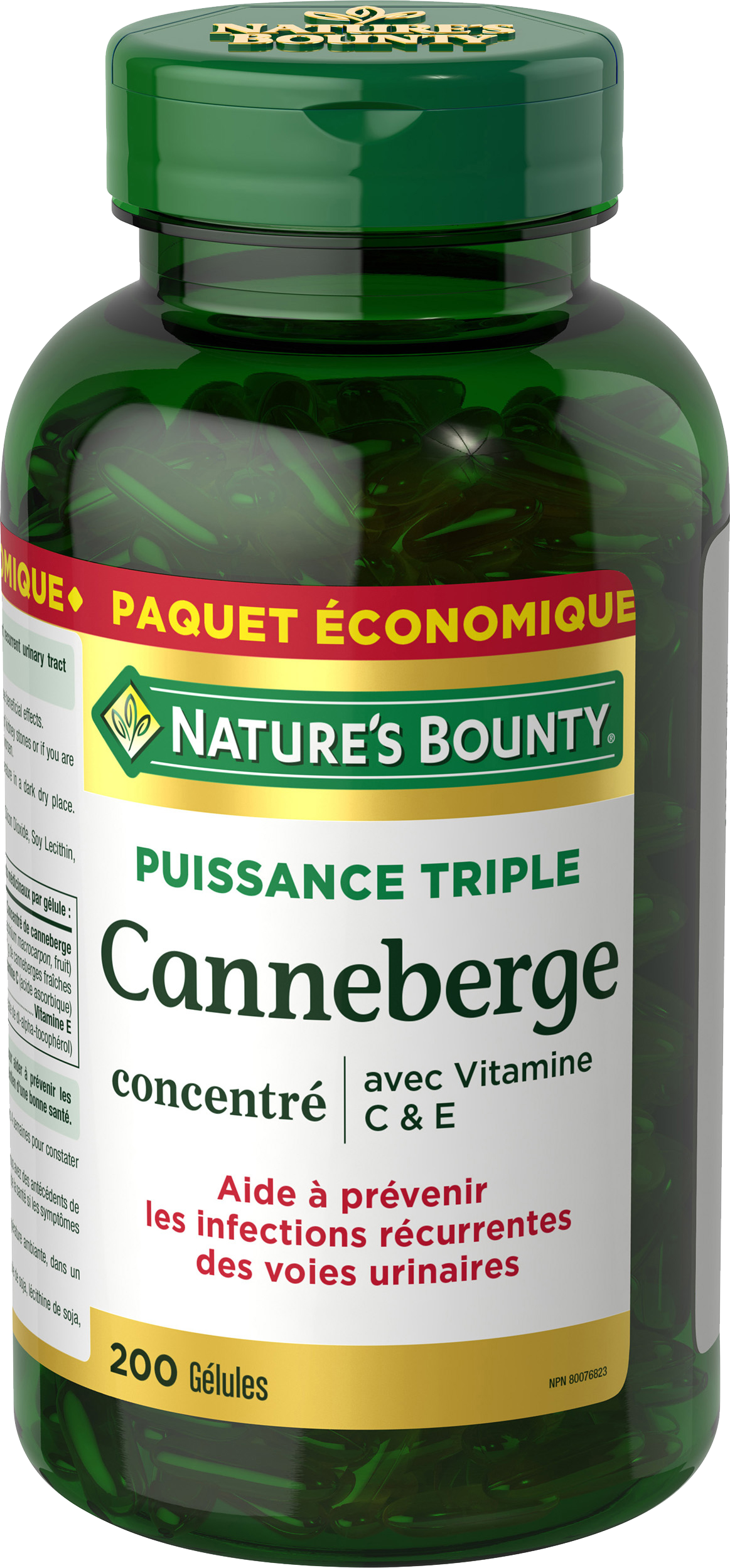 Canneberge avec Vitamine C & E 200