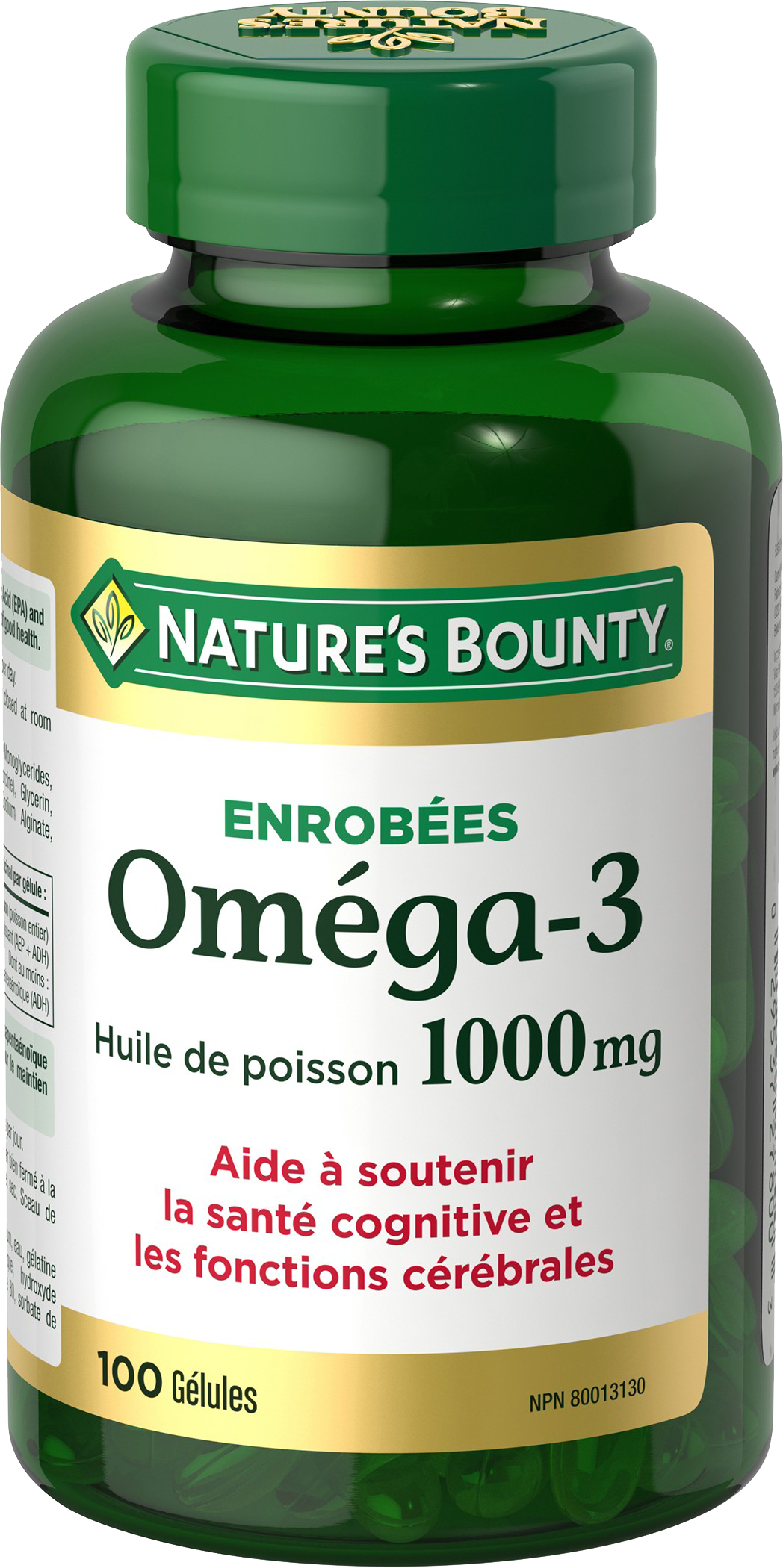 Oméga-3 Huile de Poisson 1000 mg 100