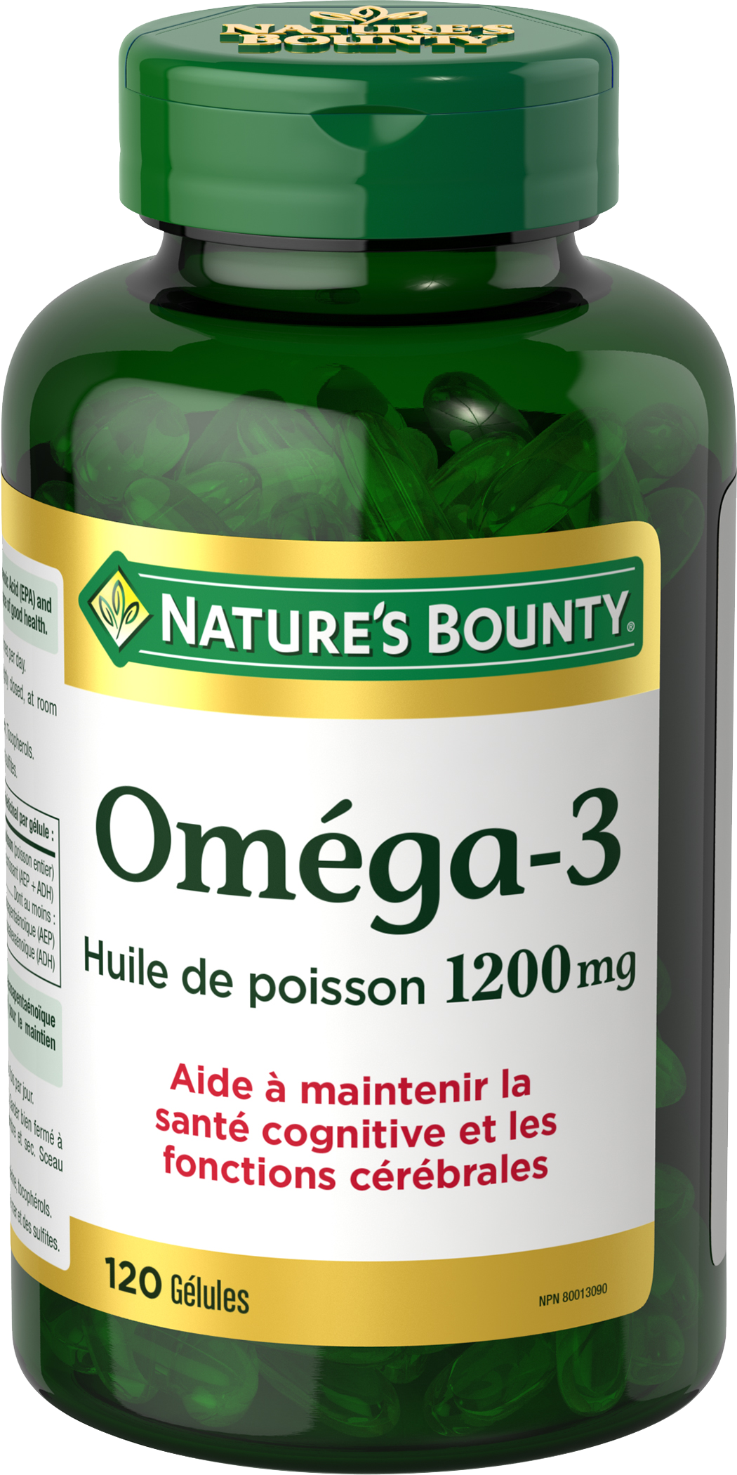 Oméga-3 Huile de Poisson 1200 mg 120
