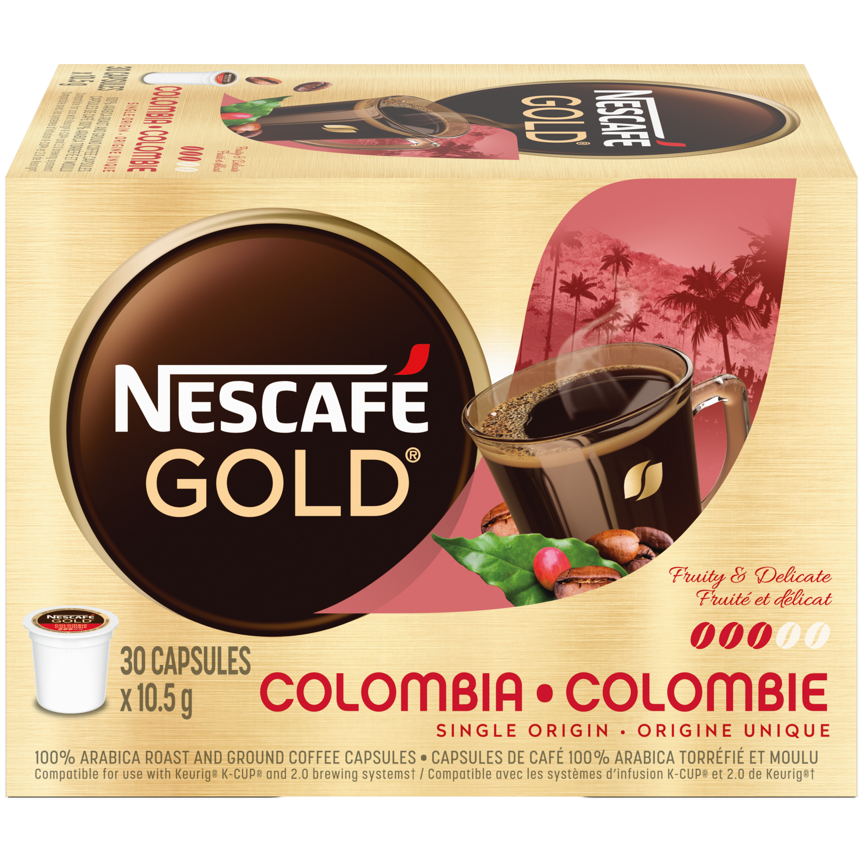 NESCAFÉ GOLD ORIGINS Colombia Coffee Capsules (30 cups)