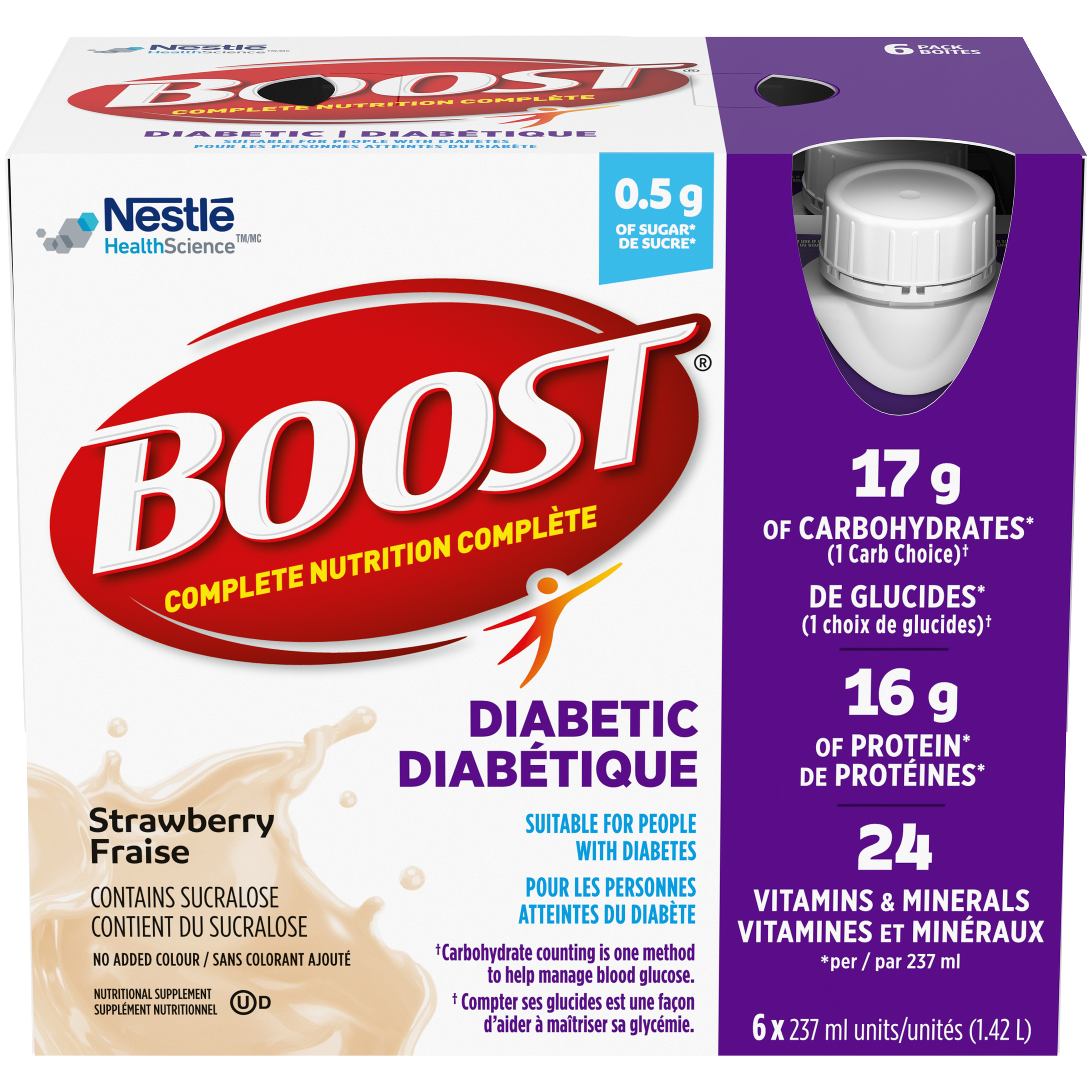 Diabetic Nutritional Supplement – Strawberry