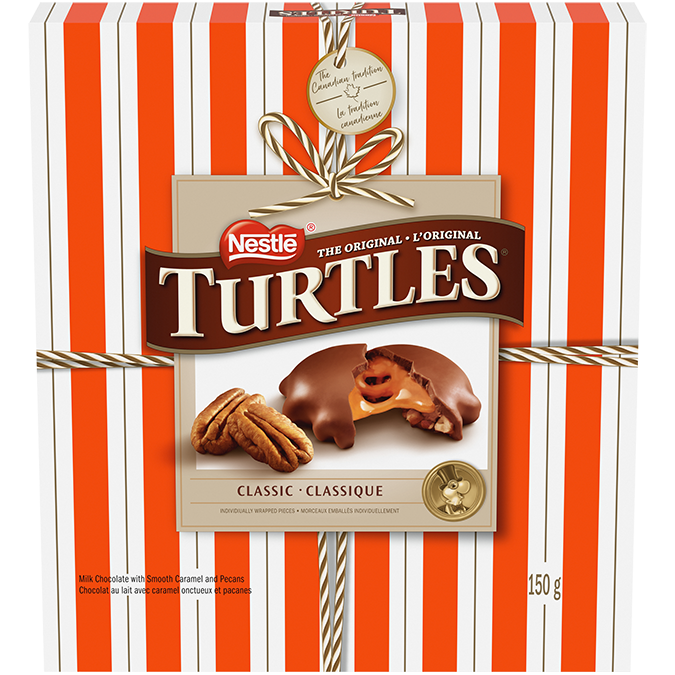 TURTLES Original Holiday Chocolate Gift box