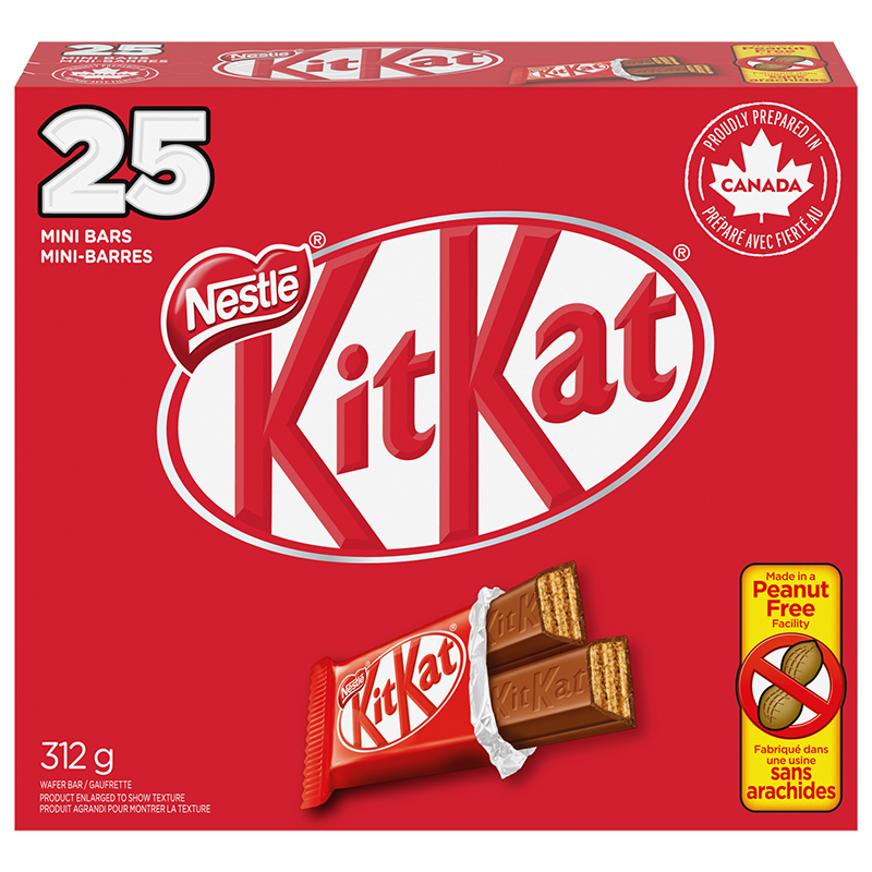 KITKAT d'Halloween, boîte de 25 unités Made with nestle
