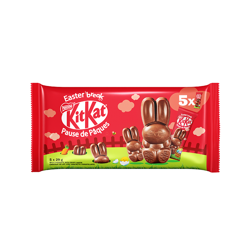 Kit kat five Easter Bunny package