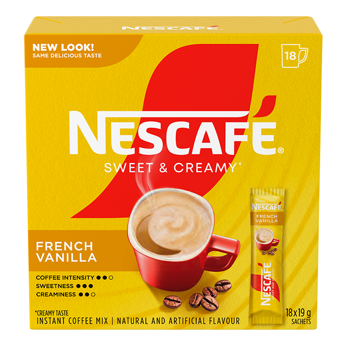Nescafé sweet and creamy french vanilla
