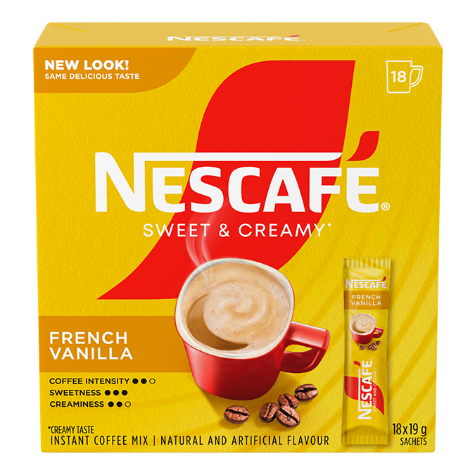 Nescafé sweet and creamy french vanilla