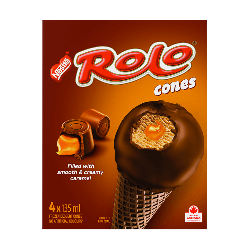 rolo cone frozen desert