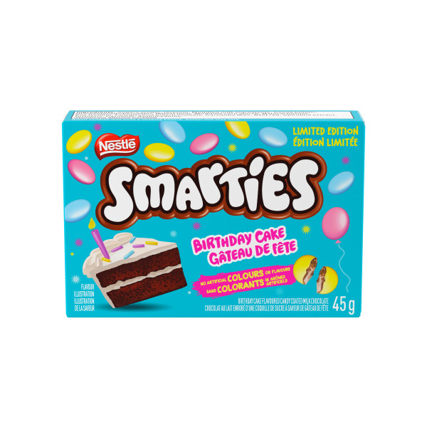 Smarties Birthday Cake 