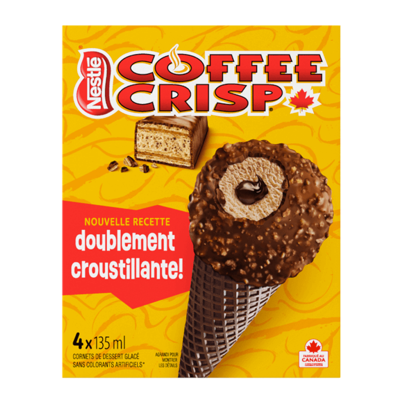 coffee crisp frozen cones pack