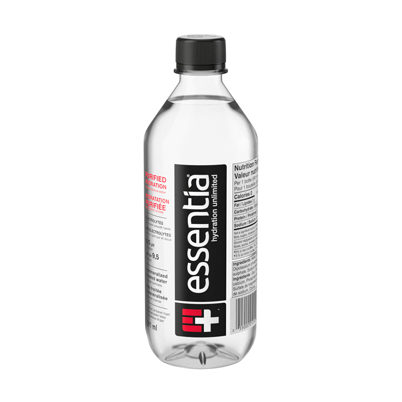 essentia water bottle 591 mL