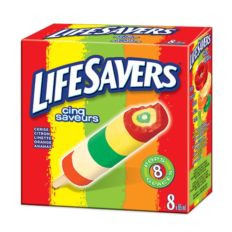 life savers 8 pops pack