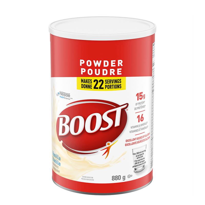 BOOST Powder Vanilla, 880 grams.
