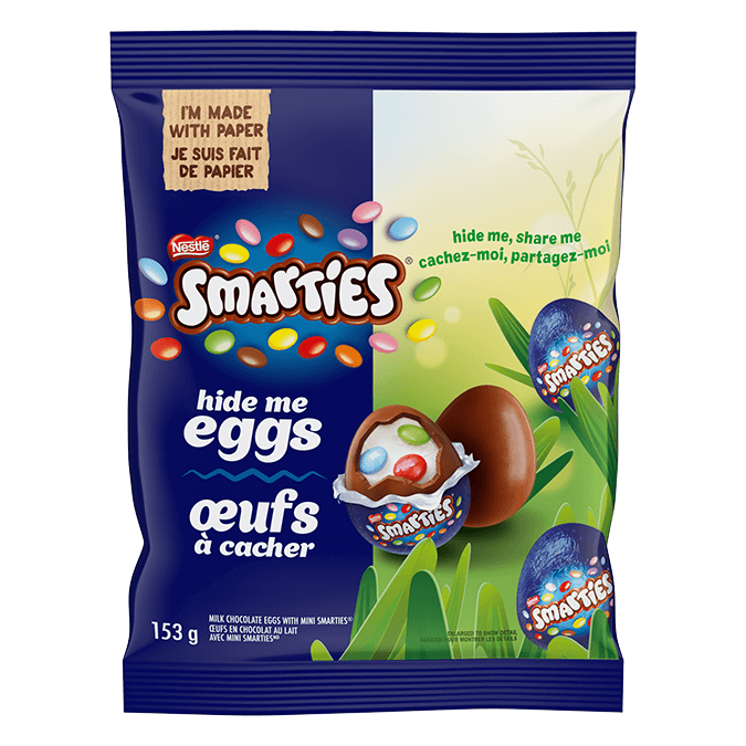 Smarties Hide Me Eggs 153 g pack