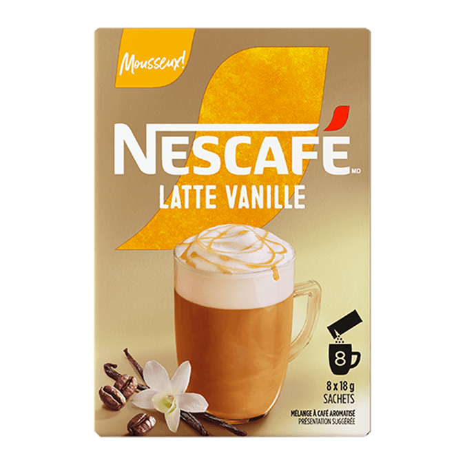 Gold vanilla latte saches