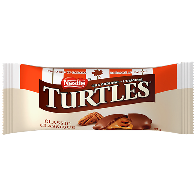 TURTLES, 2-Piece Bar, Caramel Pecans & Chocolate