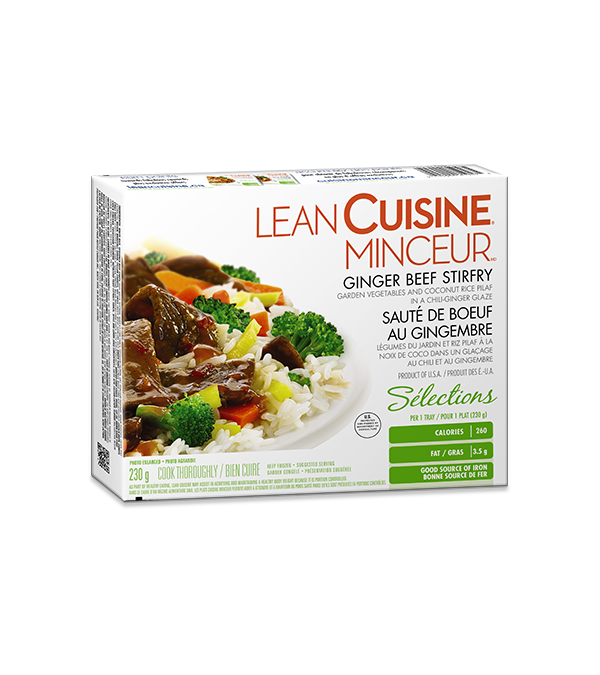 LEAN CUISINE Ginger Beef Stirfry, 230 grams.