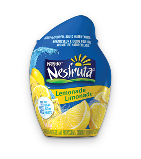 Limonade NESFRUTA, rehausseur d'eau liquide à saveur naturelle, 52 ml donne 26 portions.