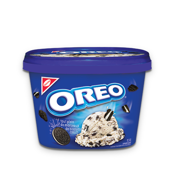 Title text placeholder Crème glacée OREO, 1,5 litre.