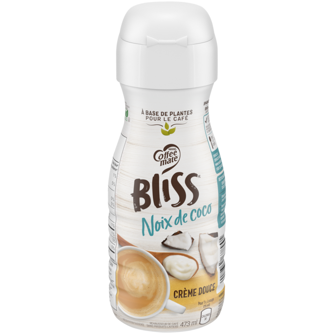 COFFEE-MATE BLISS Crème sucrée à la noix de coco, 473 ml