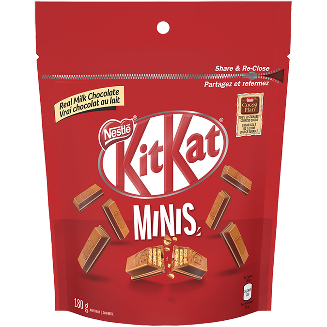 KIT KAT Chocolate Minis, 180 grammes.