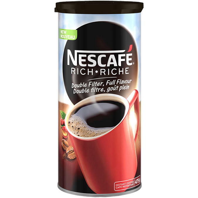 Title text placeholder NESCAFE Rich Instant Coffee, 475 grams.