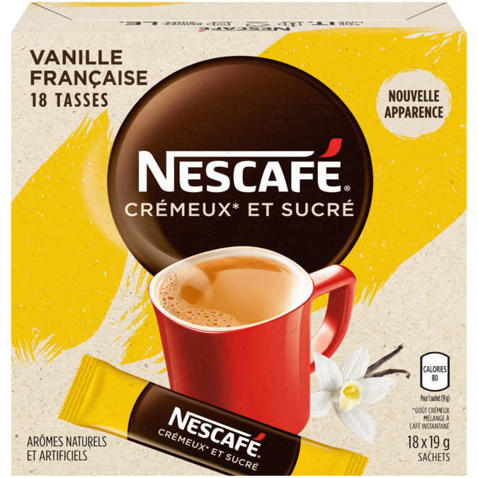 NESCAFÉ Crémeux et sucré vanille française