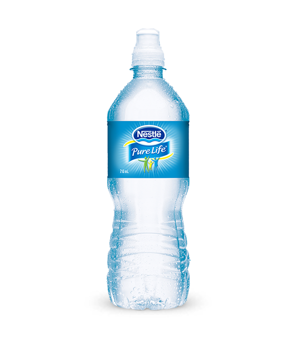 Bouteille d'eau de source personnalisée 500ml avec bouchon sport