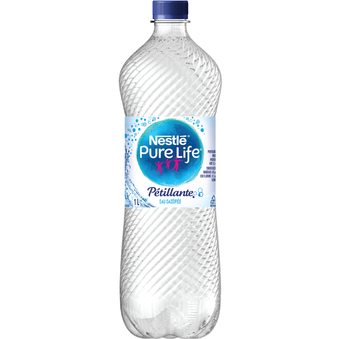 Nestlé® Pure Life® Eau Pétillante, Bouteille de 1 L