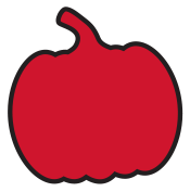 red pumpkin icon