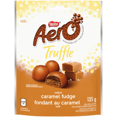 AERO Truffle Salted Caramel Fudge Pouch, 135 g