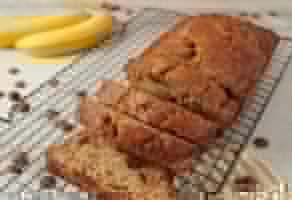 Pain aux bananes et au chocolat avec Pépites pour la pâtisserie