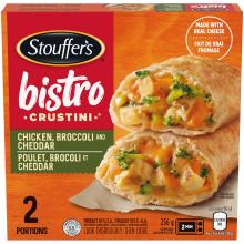 STOUFFER'S Bistro Crustini Chicken Broccoli Cheddar