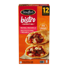 STOUFFER'S BISTRO Crustini Meatballs and Mozzarella