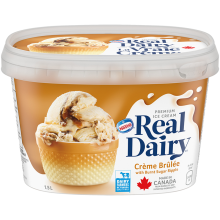 real dairy creme brulee pack