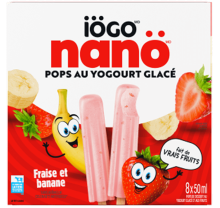 IOGO Nano Fraise et banane Pops