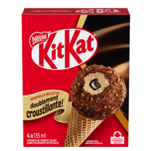 kitkat double crunch cone french box