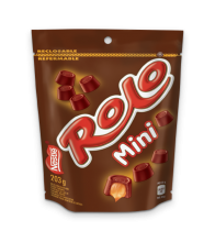 ROLO Mini chocolats, sachet refermable, 203 grammes.