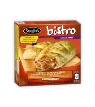 STOUFFER'S BISTRO Crustini Turkey Bacon Club, 2x portions de 128 grammes.
